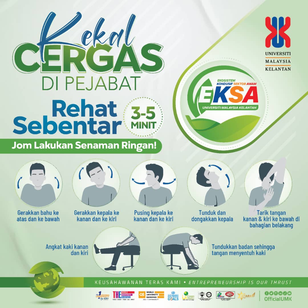 KEKAL CERGAS DI PEJABAT